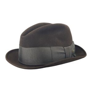 Champ Kasmir Finish Fedora Hat Brown Western Hills McAlpins Gentlemens Corner 7